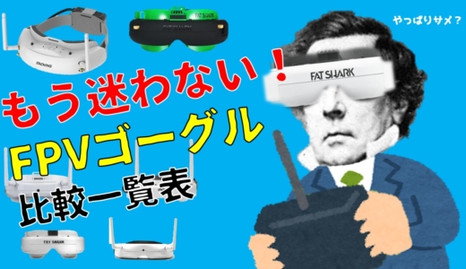 やっぱFATSHARK？】FPVゴーグルは結局どれがオススメやねん！2眼式を 